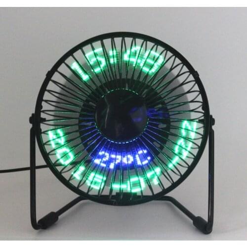 Wholesales summer gift top quality USB led cooling Fan Iron silent Desk USB Mini Fans working with computer etc 50pcs/lot
