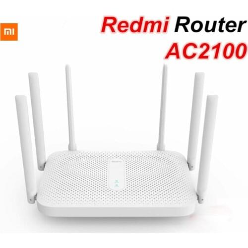 Original Xiaomi Redmi AC2100 Router Gigabit Dual-Band Wireless Router Wifi Repeater with 6 High Gain Antennas Wider Coverage