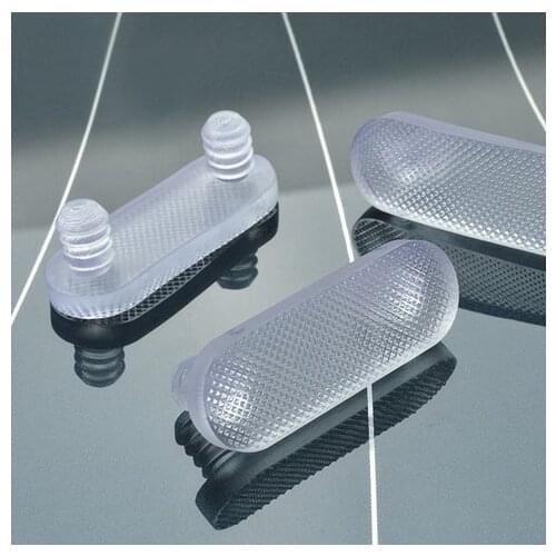 Double hole pad 7mm Flexiable PVC soft hole plug long damper furniture drawer cupboard silencer door noise pad cabinet protector