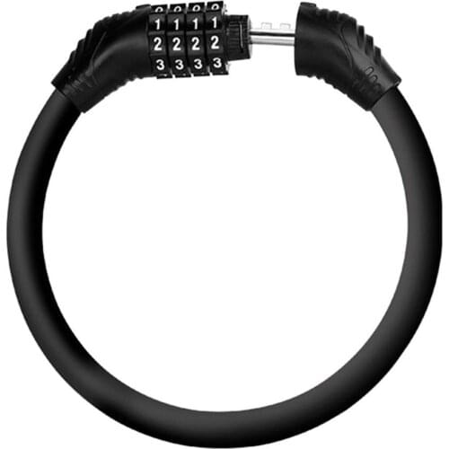 Anti Theft Portable Mountain Bike Password Lock Fixed Cycle Ring Lock Safe Effective Bicycle Anti Theft Lock