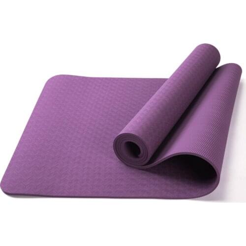 Anti-Skid Yoga Mat Yoga Mats With Free Bag Strap For Fitness Pilates Gym Environmental Tasteless TPE Sport Pads 1830*610*6mm