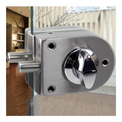 Direct glass door lock frameless double door latch lock bathroom shower door double lock