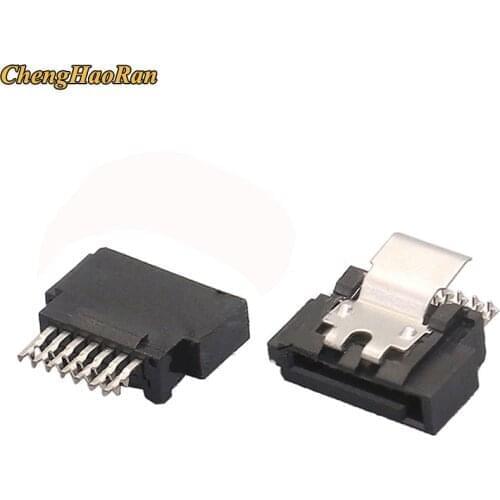 SATA 7PIN Female Connector with Spring Interface SATA Power Supply SATA 7P Female with Shrapnel SATA Socket For data Cable