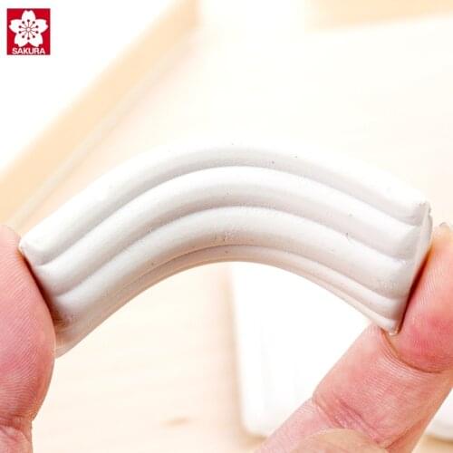 Sakura Plastic Rubber Kneaded Eraser Student Art Sketch Highlight Eraser Soft Strong Clean Art Supplies