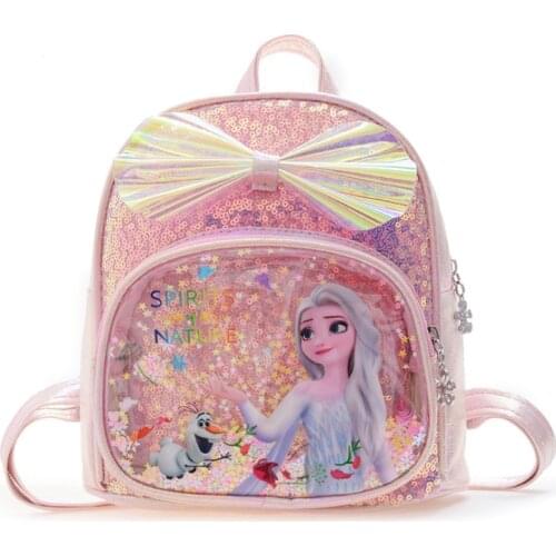 Disney frozen Girls School Bag elsa anna Snow Queen Princess Backpacks Kids School Bag Breathable Bookbag Boys Gift