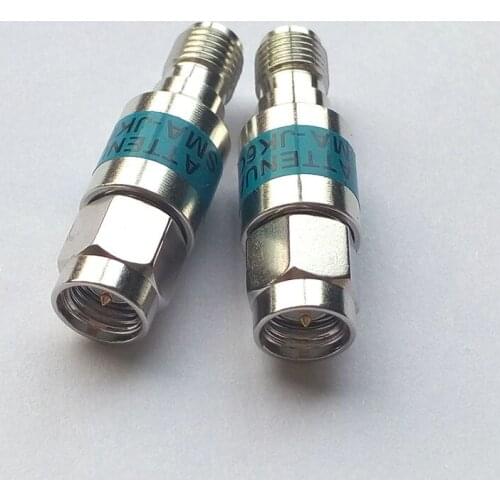 Special Offer 2W 0-6GHz 1-30db SMA-JK Revolution Female Ternary Alloy RF Attenuator