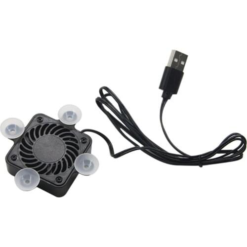 Mini USB Mobile Phone Cooling Pad Cooler Fan Radiator with 4 Small Suction Cup M17F