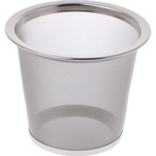 VFGTERTE 1PC Reusable Stainless Steel Mesh Tea Infuser Strainer Loose Tea-Leaf Spice Filter Home Kitchen Tea Cups Accessories