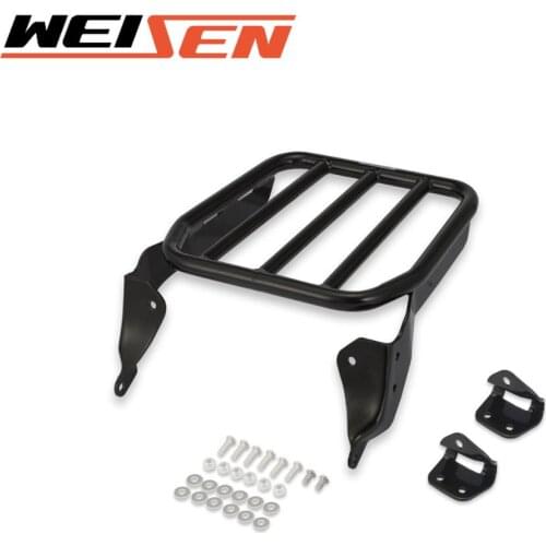 Rear Sport Luggage Rack For Sissy Bar For Harley 2018-2021 Softail Street Bob Deluxe FLDE FLHC FLHCS FLSL FXBB Steel Tube