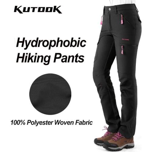 KUTOOK Treeking Cycling Mtb Pants For Women Bicycle Bike Winter Autumn Female Trousers Riding Hydrophobic Warm Windproof Pants