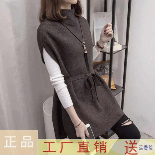 Women Sweater Vest Autumn Sweater Knitwear Womens Vest Fashion Womens Long-Sleeve Blouse