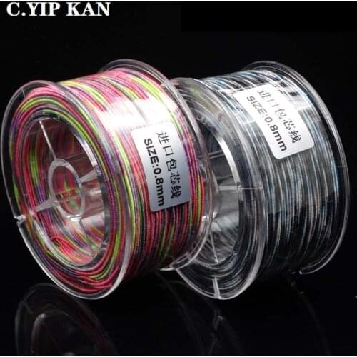 0.8mm Jewelry DIY woven Jewelry strong import 10 color section color winding rope 20 meters braided rope jewelry
