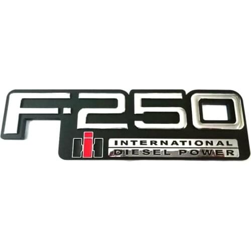1PC/LOT ABS F250 F-250 International Power Auto Emblem Badge Sticker