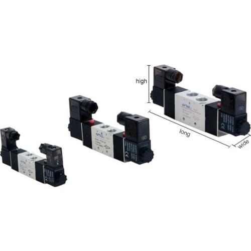 1 pc Pneumatic solenoid valve 4V120-06/4V220-08/4V320-10/4V420-15 double head five-way Pneumatic High-quality AirTAC Type