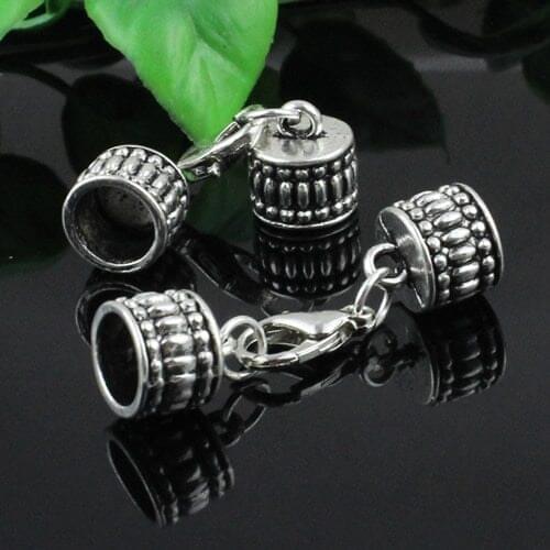 10sets/lot Fashion Zinc Alloy Cord End Caps Fit 8mm Cord Caps for Necklace Bracelet Connectors Clasp,DIY Accessories K04736