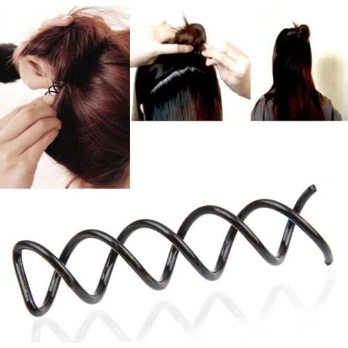 10Pcs/Lot New Black Screw Pin Hair Clip Twist New Hairpins Hair Band Accessories