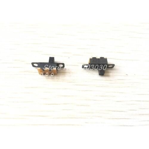 100 Pcs 3Pin PCB Mount 2 Position SPDT Horizontal Micro Mini Slide Switch