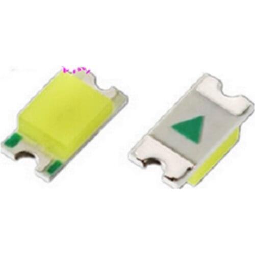 100pcs/lot LEDs 1206 / 3216 Cool White SMD light beads Super bright About 12000k cold white bluish LED light emitting diodes