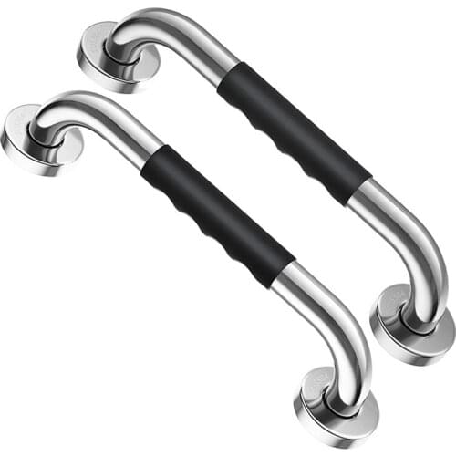2 Pack Shower Grab Bar Anti Slip Grip, Stainless Steel Bath Grab Bar Balance Bar, Wall Mount Safety Handrail Support