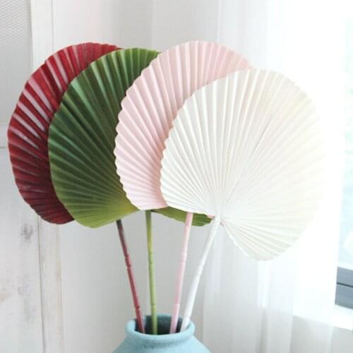 8 Kinds Fake leaves Green Plastic Artificial leaf Palm leaves Interior Decoration Decorations DIY Flower arrangement Party dec