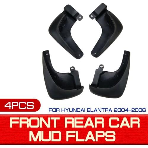 Car Front Rear Car Mudguards Fender for HYUNDAI ELANTRA 2004 2005 2006 2007-2018 Flares Mud Guard Flap Anti Splash Mudflaps