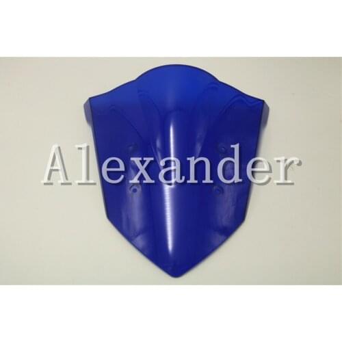 For Honda CBR650F CBR 650F CBR 650 F 2014 2015 2016 2017 blue Motorcycle Windshield WindScreen Double Bubble CBR650 14 15 16 17