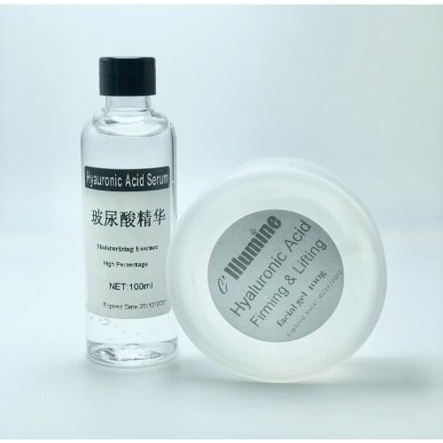 Hyaluronic Acid Serum High Percentage 100ml + 100g Hyaluronic Acid Face Gel Firming Lifting Anti-Wrinkle