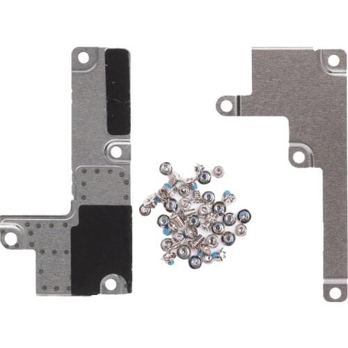 1set For iPhone 7G 8 Plus LCD Screen Flex Connector Metal Bracket + Battery Metal Cover Bracket with Full screws Repair P