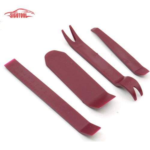 4pcs/Set Auto Car Radio Tool Removal Installer Pry Repair Tool Portable Practical Door Clip Panel Pry Kit Free Shipping