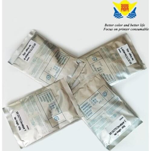 JIANYINGCHEN Compatible Developer for Fuji Xeroxs DC700 DC770 Copiers (4bags/lot) 400g per bag Color developer