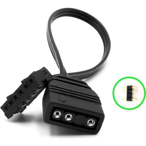 Coolmoon Adapter Cable 5v 3pin To 4pin 6pin Adapter Cable Dedicated for Cool Moon Controller Adapter Cable