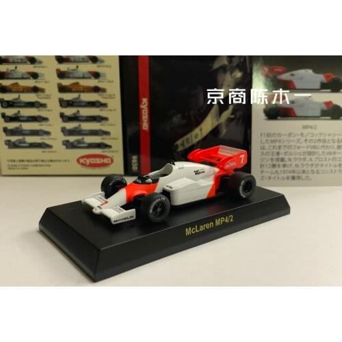 1/64 KYOSHO McLaren MP4-2 Prost 1984 LM F1 RACING #7 Collection of die-cast alloy car decoration model toys