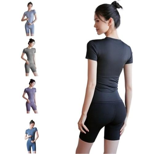 2021 Women Yoga Pants Set High Waist Buttocks Gym Sports Leggings Sexy Slim Stretch Push Up Fitness Suits Tights