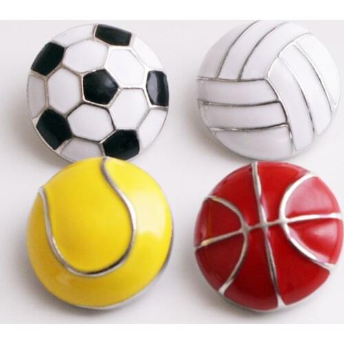 XH3378 18mm Soccer Baseball Volleyball softball Metal Snap button