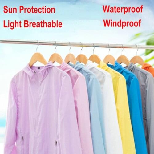 Men Hiking Jacket Women Waterproof Quick Dry Camping Hunting Clothes Sun-Protective Outdoor Sports Coats Anti UV Windbreaker