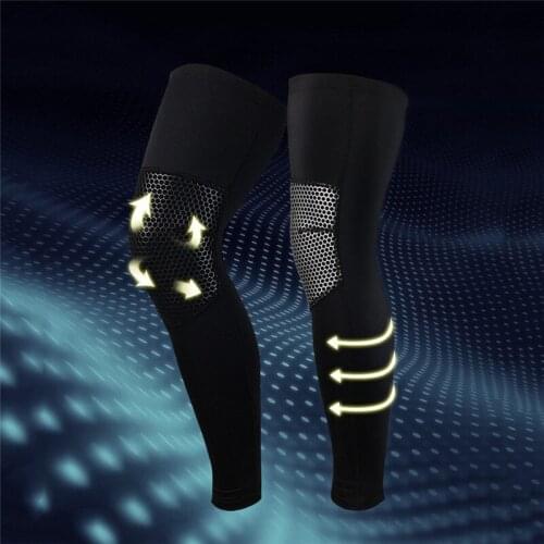 Honeycomb Crashproof Knee Pads Support Basketball Football Knee Brace Compression Leg Sleeves Running Cycling Sports Safety