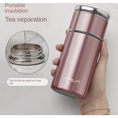 New Style Stainless Steel Thermos Portable Business Car Vacuum Insulated Water Bottle Fashion Travel Sports High-end Thermos Mug
