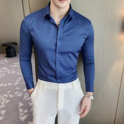 British Style Men Shirt Fashion Streetwear Sexy Leopard Print Mens Casual Shirts Long Sleeve Slim Fit Blouse Mens Clothing 5XL-M