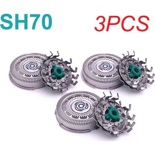 3pcs SH70 Replacement Razor Head for philips electric shaver S7310 S7370 S7350 S7780 S7510 S7720 S7780 S7530 S7980 S7311 S7312