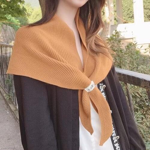 Women Solid Color Fake Collars Small Shawl Girls Shirt False Collar for Sweater Dress Shirt Detachable Collar Nep Kraagje Decor