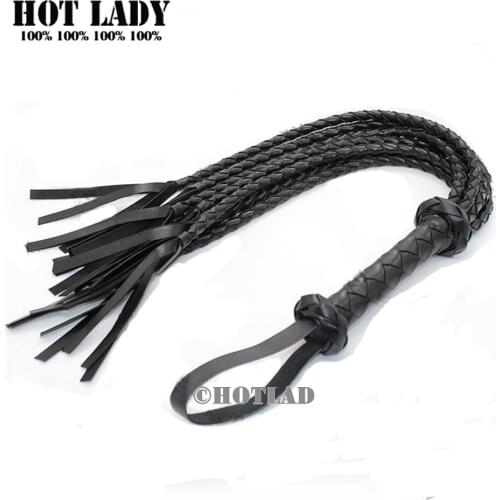 2017 New high quality wild hand-woven whip,sexy men-made leather lash,Queen D/S sexy lady must-have,sex toy sex appeal 85cm