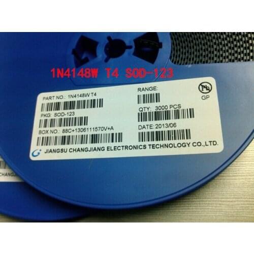 100pcs/lot 1N4148W T4 SOD-123 Original authentic and new IC