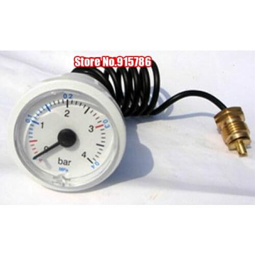 2pcs / lot fireplace Water test pressure gauge / gas wall boiler water pressure gauge