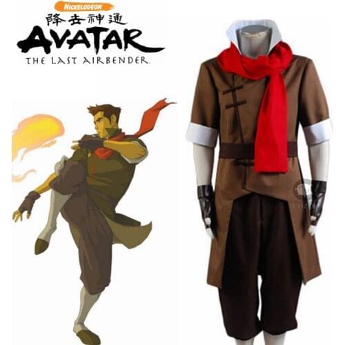 Anime Avatar:The Last Airbender Mako Cosplay Costume Adult Halloween Carnival Fancy Suit