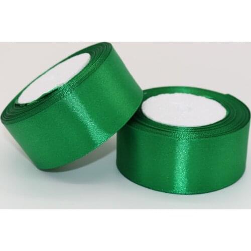 Brand SpringGreen Ribbon Satin Ribbon 25Yard Wedding Silk Ribbon Party Decoration Satin Crafts Invitation Card Gift Wrapping DIY