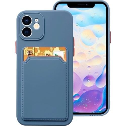 Wallet Case For Samsung Galaxy S21 Ultra Liquid Silicone Cover for Samsung GalaxyS21 Galaxy S21 S 21 Plus Ultra Card Holder capa