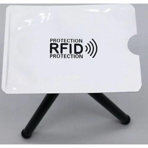 Anti Rfid Wallet Blocking Reader Lock Bank Card Holder Id Bank Card Case Protection Metal Credit Card Holder 9.5*6
