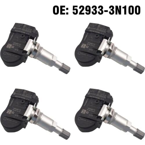 4 PCS Car Tire Pressure Monitor Sensor TPMS 529333N100 For Hyundai Accent Genesis For Kia Sorento
