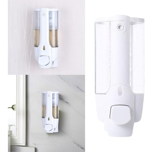 Liquid Soap Dispenser Wall Mount System Alcohol Conditioner Sanitizer Bottle