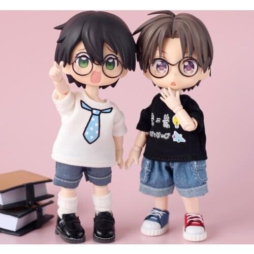 OB11 Clothes BJD Denim Shorts Casual pocket pants Doll Clothes for ob11,obitsu 11,GSC,molly,1/12 BJD Doll Accessories Clothing